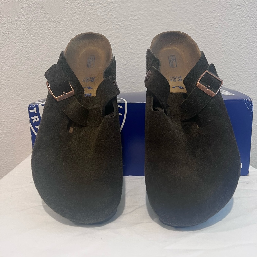 Birkenstock Boston in Mocha